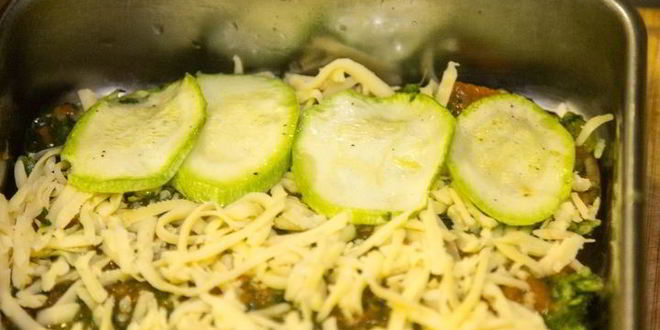 Рецепт овощной лазанья