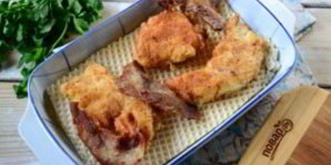 Рецепт вафельной лазанья с курицей