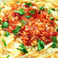 Рецепт Домашней пасты с соусом Болоньез