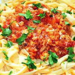 Рецепт Домашней пасты с соусом Болоньез