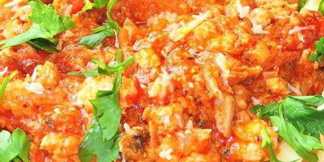 Рецепт домашней пасты с соусом болоньез