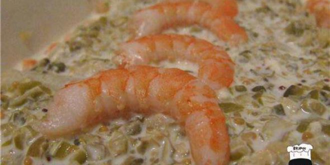 Рецепт каннеллонь с грибами и креветками под пикантным соусом