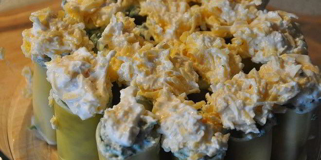 Рецепт каннеллонь с креветками и шпинатом