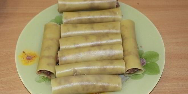 Рецепт каннеллонь с тыквенным соусом