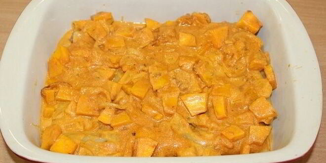 Рецепт каннеллонь с тыквенным соусом