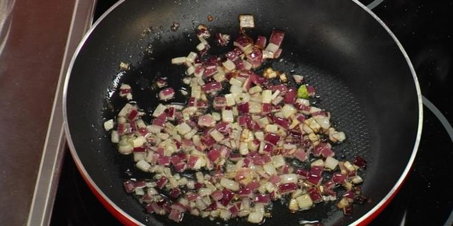 Рецепт конкильонь, фаршированных острым рататуем