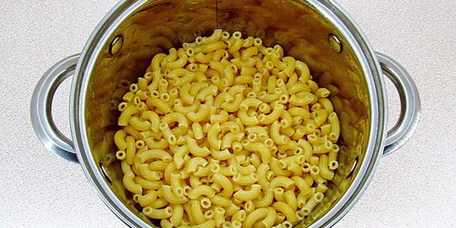 Рецепт макарон с фаршем и кабачками