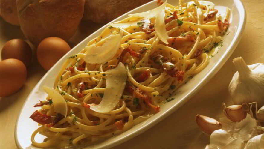 Рецепт макарон с фаршем и сыром