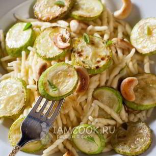 Рецепт Макарон с кабачками