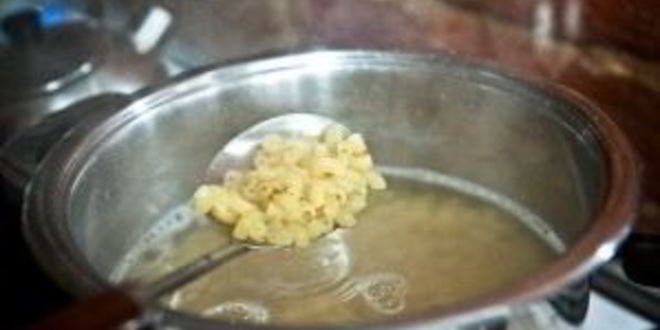 Рецепт макарон с котлетами