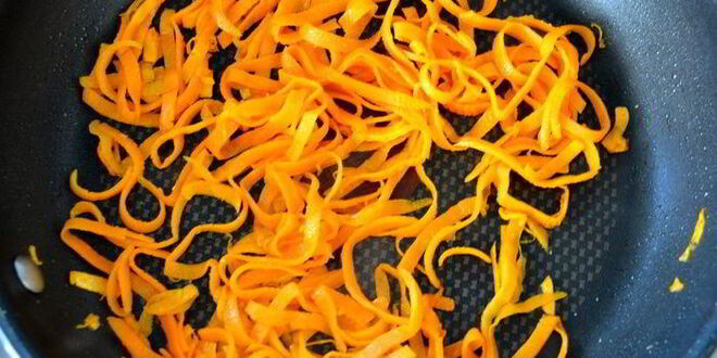 Рецепт овощных спагетти