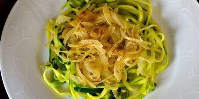 Рецепт овощных спагетти