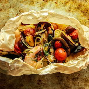 Рецепт Пасты из морепродуктов