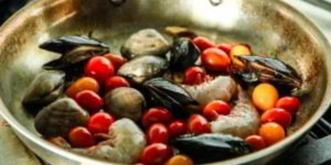 Рецепт пасты из морепродуктов