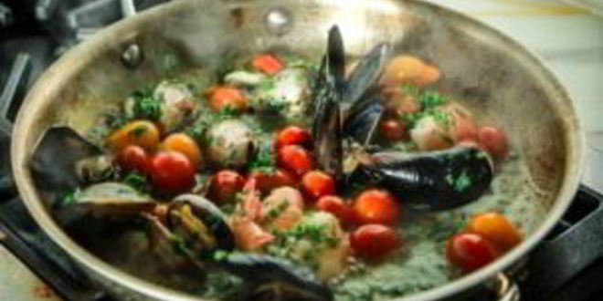 Рецепт пасты из морепродуктов