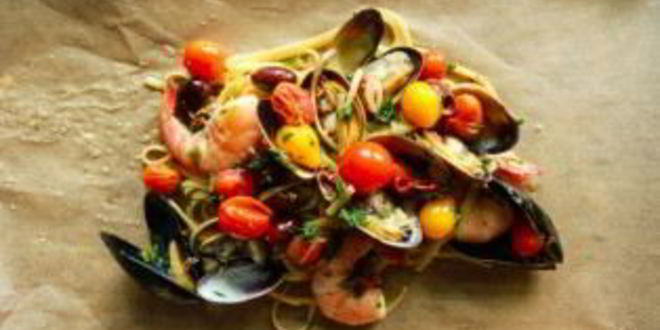 Рецепт пасты из морепродуктов