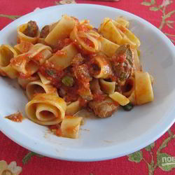 Рецепт Пасты Каламарата с рыбным соусом