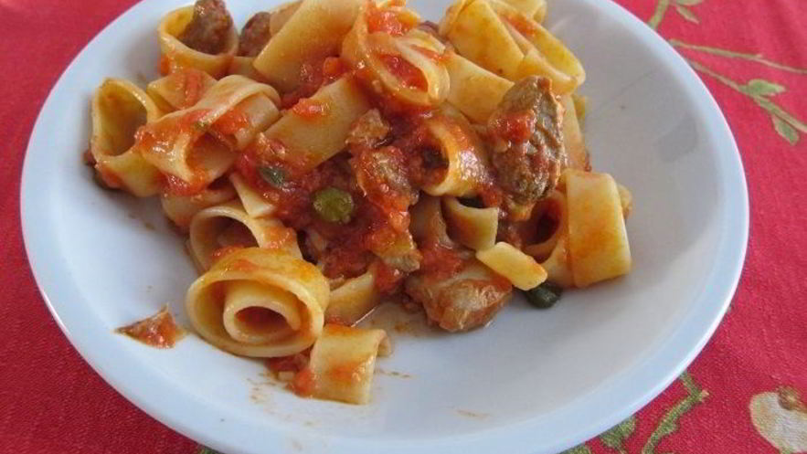 Рецепт пасты каламарата с рыбным соусом