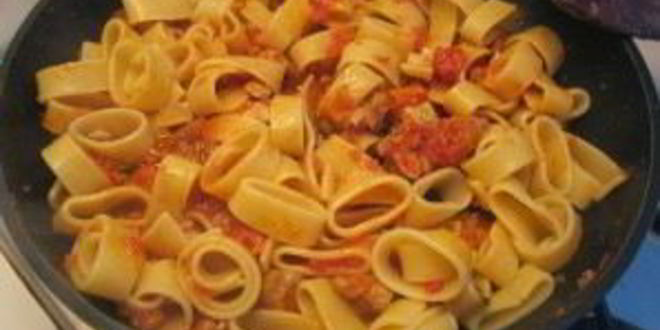 Рецепт пасты каламарата с рыбным соусом