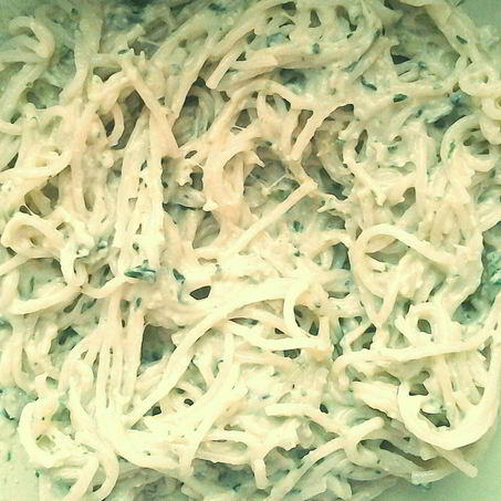 Рецепт Пасты с бешамелем и соусом песто