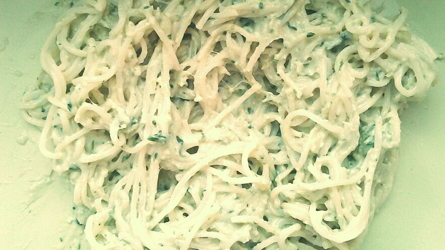 Рецепт пасты с бешамелем и соусом песто