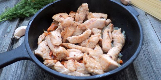 Рецепт пасты с индейкой