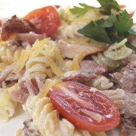 Рецепт Пасты с копченой курицей