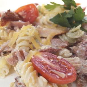 Рецепт Пасты с копченой курицей