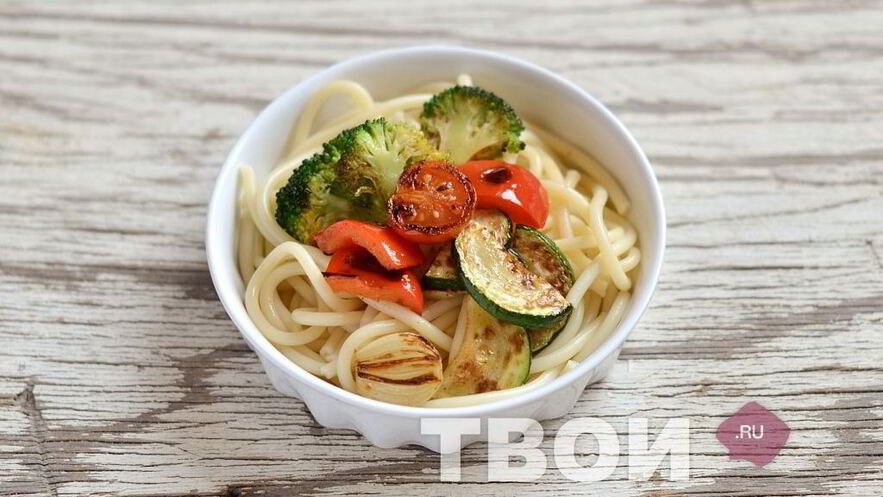 Рецепт пасты с овощами