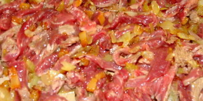 Рецепт пасты с телятиной и белыми грибами