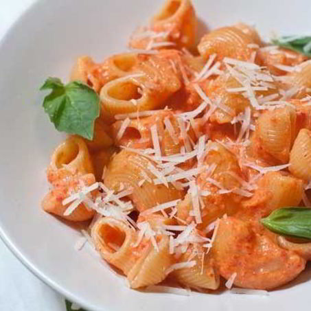 Рецепт Пасты со сливочным соусом