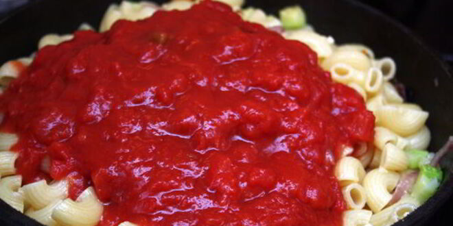 Рецепт постной пасты в томатном соусе