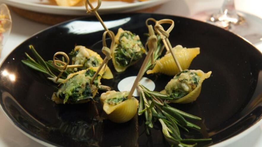 Рецепт ракушек, фаршированных шпинатом