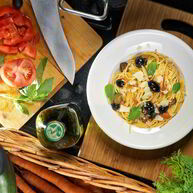 Рецепт Спагетти алла путтанеска с анчоусами