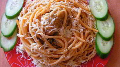 Рецепт Спагетти быстро и просто