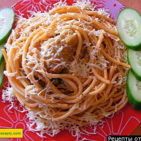 Рецепт Спагетти быстро и просто