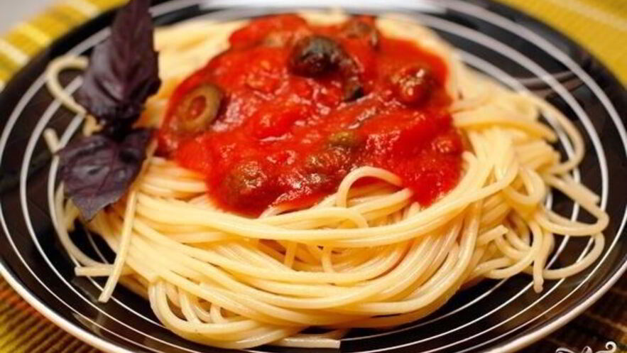 Рецепт спагетти по-итальянски