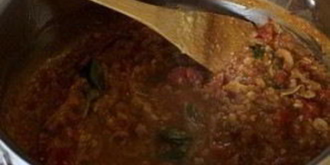 Рецепт спагетти с бараньим горохом