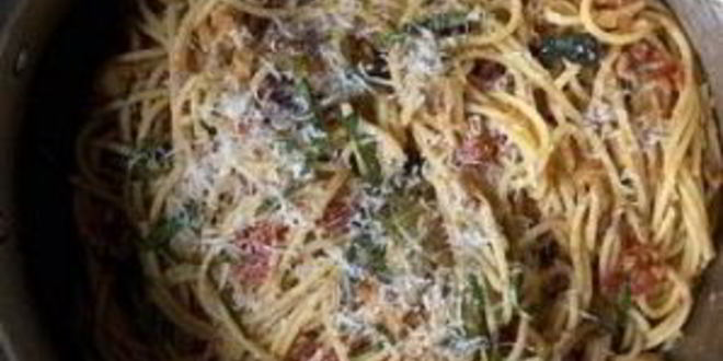 Рецепт спагетти с бараньим горохом