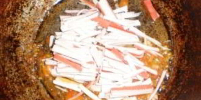 Рецепт спагетти с крабовыми палочками