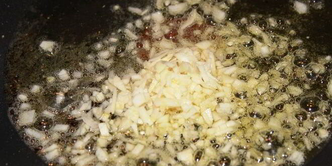 Рецепт спагетти с креветками в чесночно-сливочном соусе