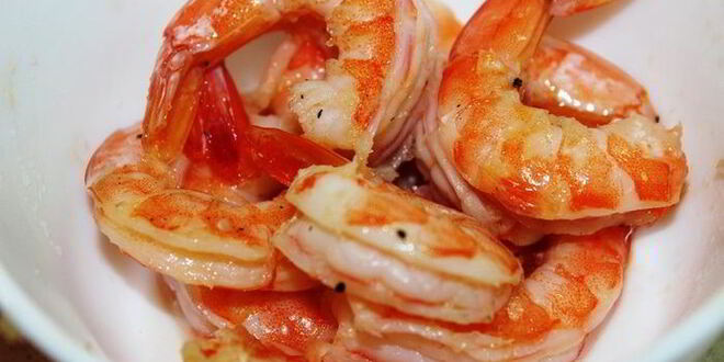 Рецепт спагетти с креветками в чесночно-сливочном соусе