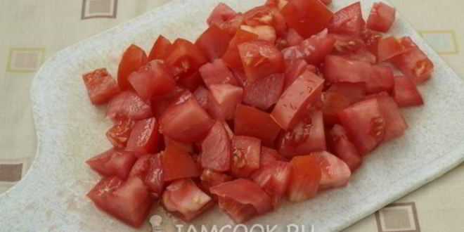 Рецепт спагетти с куриным филе и помидорами