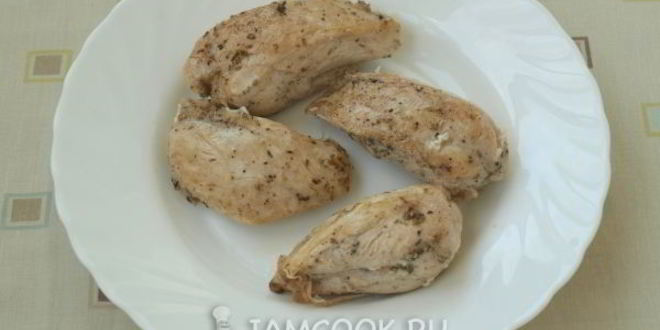 Рецепт спагетти с куриным филе и помидорами