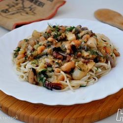 Рецепт Спагетти с морепродуктами