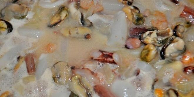 Рецепт спагетти с морепродуктами