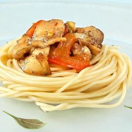 Рецепт Спагетти с соусом из баклажанов