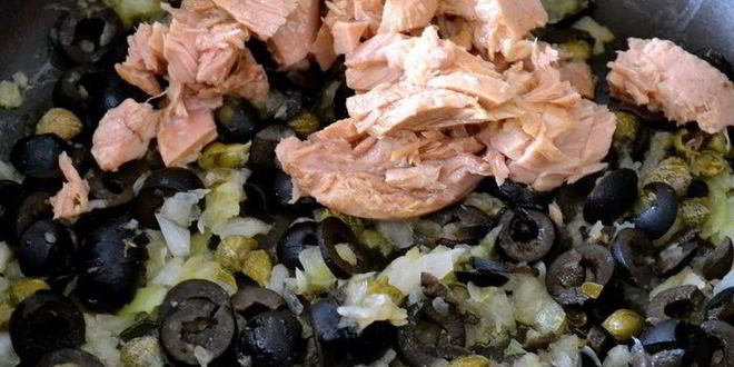 Рецепт спагетти с тунцом