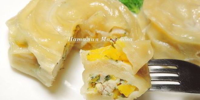 Рецепт гуля-ханума с тыквой и курицей