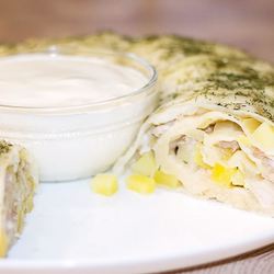 Рецепт Ханумы с фаршем и картошкой